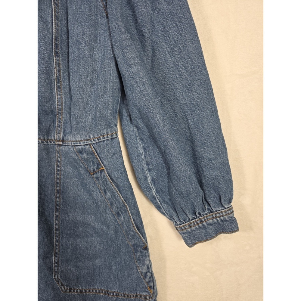 Universal Thread Denim Utility Dress XXL NWT Zip Front Blue Shirt Dress - Picture 6 of 11